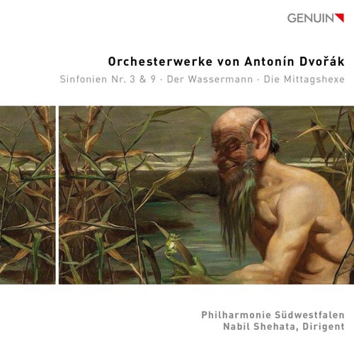 CD album cover 'Orchesterwerke von Antonn Dvork' (GEN 24853) with Philharmonie Sdwestfalen, Nabil Shehata